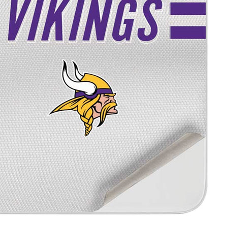 NFL Minnesota Vikings White Striped Surface Duo Skin