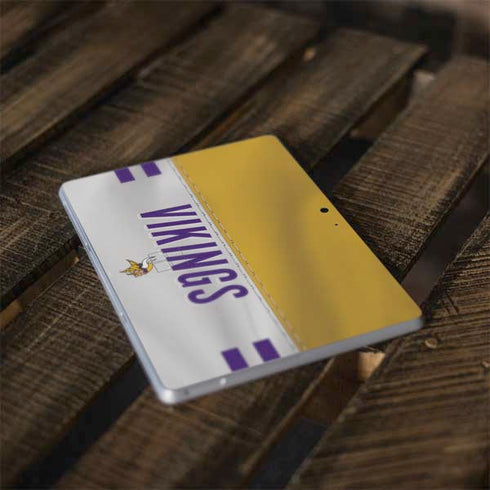 NFL Minnesota Vikings White Striped Surface Go Skin