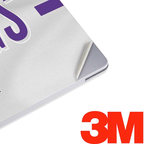 NFL Minnesota Vikings White Striped Surface Laptop 2 Skin