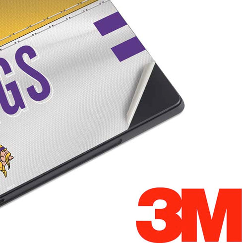 NFL Minnesota Vikings White Striped Surface Pro 6 Skin