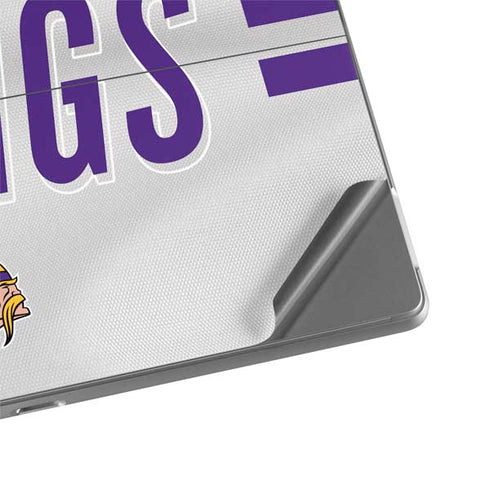 NFL Minnesota Vikings White Striped Surface Pro 9 Skin
