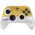 NFL Minnesota Vikings White Striped Xbox Series S Controller Skin