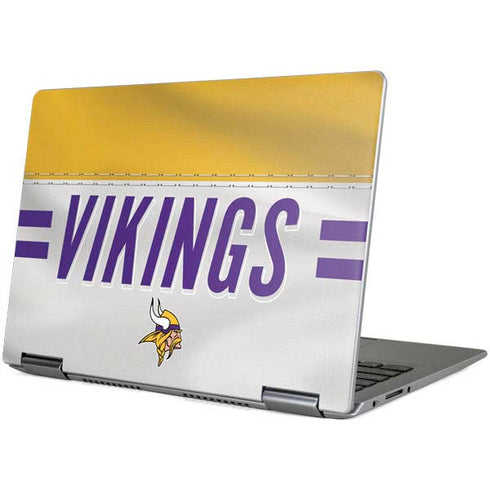 NFL Minnesota Vikings White Striped Yoga 710 14in Skin