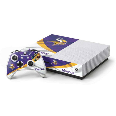 NFL Minnesota Vikings Xbox One S Console and Controller Bundle Skin