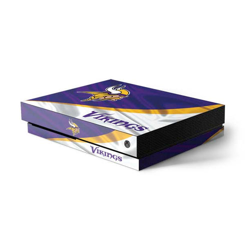 NFL Minnesota Vikings Xbox One X Console Skin