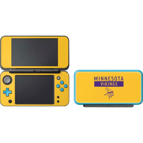NFL Minnesota Vikings Yellow Performance Series Nintendo 2DS XL (2017) Skin