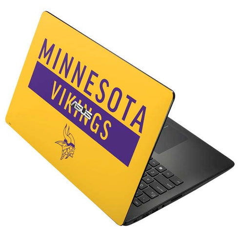 NFL Minnesota Vikings Yellow Performance Series Asus X502CA 15.6 Skin