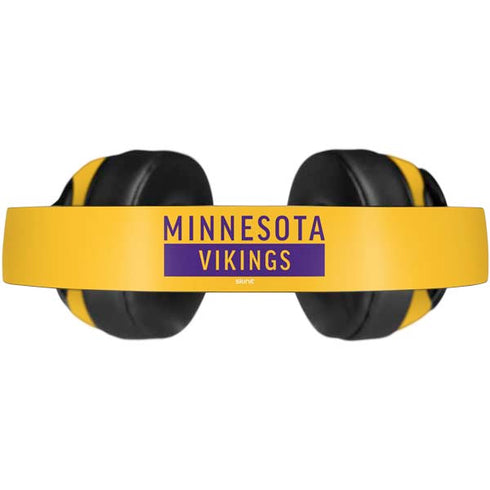 NFL Minnesota Vikings Yellow Performance Series Beats Solo Pro Skin