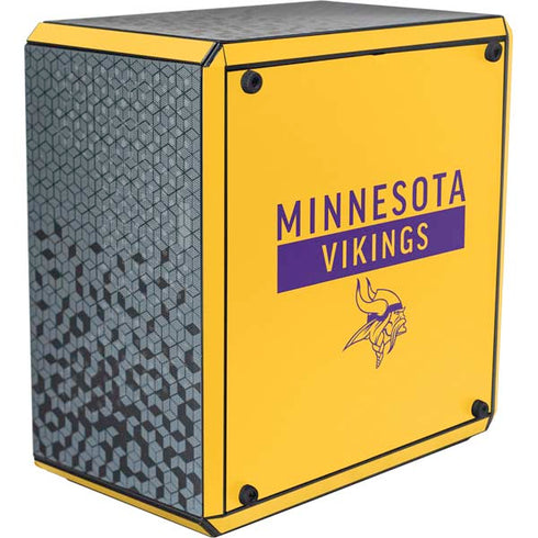NFL Minnesota Vikings Yellow Performance Series Cooler Master MasterBox Q300L Mini Tower Skin