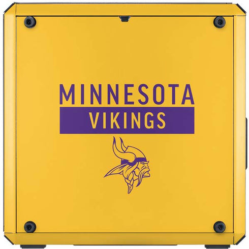 NFL Minnesota Vikings Yellow Performance Series Cooler Master MasterBox Q300L Mini Tower Skin