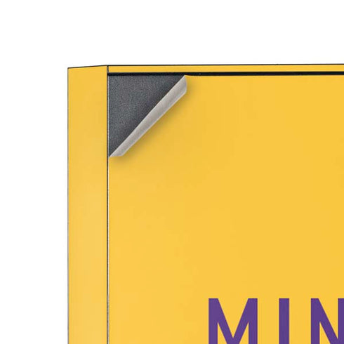 NFL Minnesota Vikings Yellow Performance Series Corsair 4000D Tempered Glass Mid-Tower ATX Case Skin