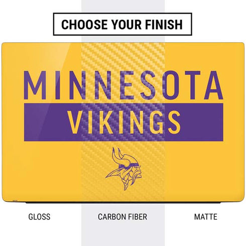 NFL Minnesota Vikings Yellow Performance Series Dell Vostro Skin