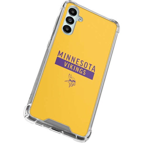 NFL Minnesota Vikings Yellow Performance Series Galaxy A14 5G Clear Case