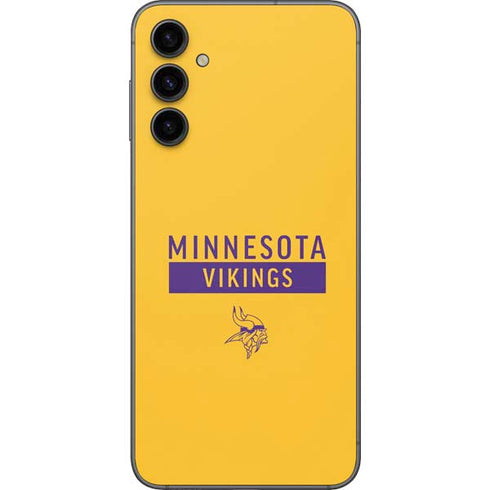 NFL Minnesota Vikings Yellow Performance Series Galaxy A14 5G Skin