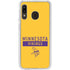 NFL Minnesota Vikings Yellow Performance Series Galaxy A20 Clear Case