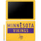 NFL Minnesota Vikings Yellow Performance Series Galaxy Book 12in Skin