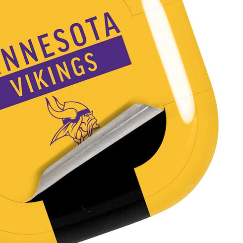 NFL Minnesota Vikings Yellow Performance Series Galaxy Buds Pro Skin