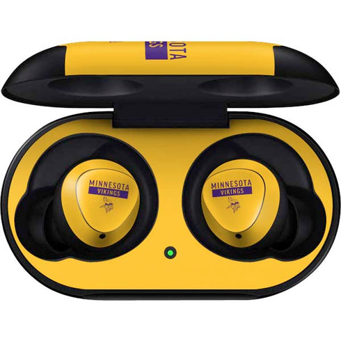 NFL Minnesota Vikings Yellow Performance Series Galaxy Buds Skin