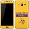NFL Minnesota Vikings Yellow Performance Series Galaxy J3 Skin