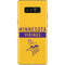 NFL Minnesota Vikings Yellow Performance Series Galaxy Note 8 Skin