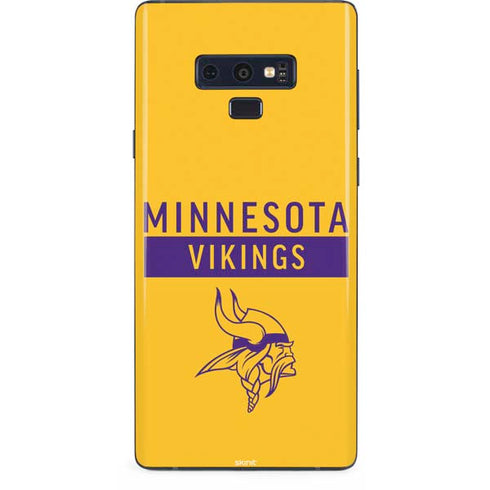 NFL Minnesota Vikings Yellow Performance Series Galaxy Note 9 Skin