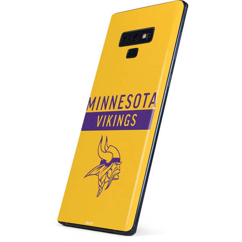 NFL Minnesota Vikings Yellow Performance Series Galaxy Note 9 Skin