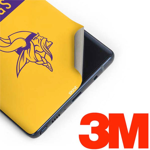 NFL Minnesota Vikings Yellow Performance Series Galaxy Note 9 Skin