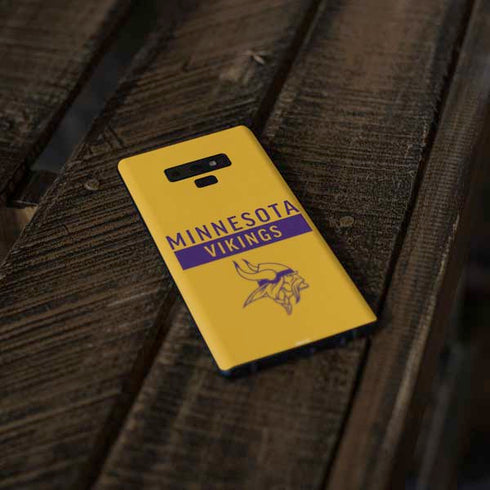 NFL Minnesota Vikings Yellow Performance Series Galaxy Note 9 Skin