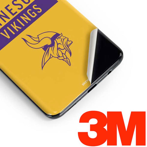 NFL Minnesota Vikings Yellow Performance Series Galaxy S10 Plus Skin