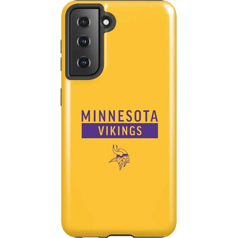NFL Minnesota Vikings Yellow Performance Series Galaxy S21 5G Pro Case