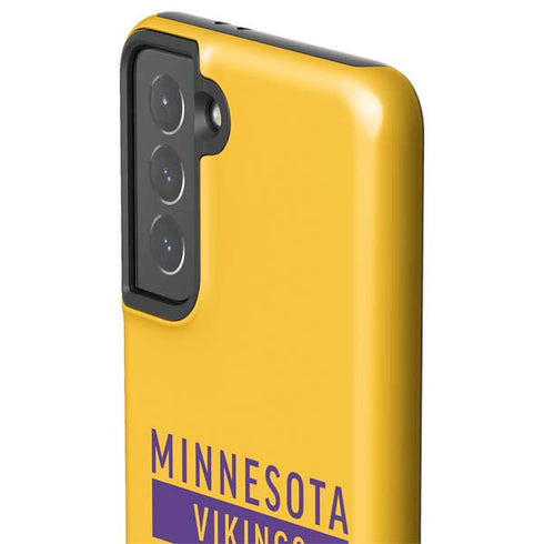 NFL Minnesota Vikings Yellow Performance Series Galaxy S21 5G Pro Case
