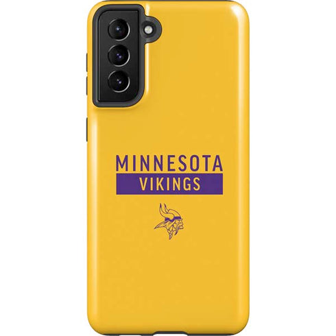 NFL Minnesota Vikings Yellow Performance Series Galaxy S21 FE Pro Case