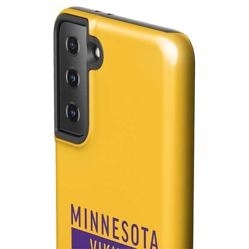 NFL Minnesota Vikings Yellow Performance Series Galaxy S21 FE Pro Case