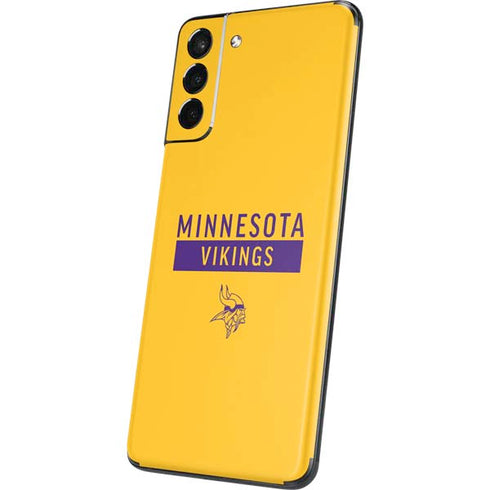 NFL Minnesota Vikings Yellow Performance Series Galaxy S21 Plus 5G Skin