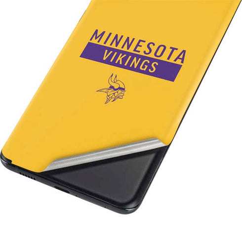 NFL Minnesota Vikings Yellow Performance Series Galaxy S21 Plus 5G Skin
