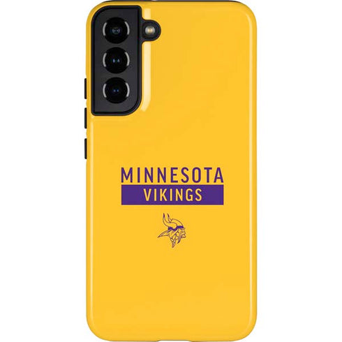 NFL Minnesota Vikings Yellow Performance Series Galaxy S22 Plus Pro Case