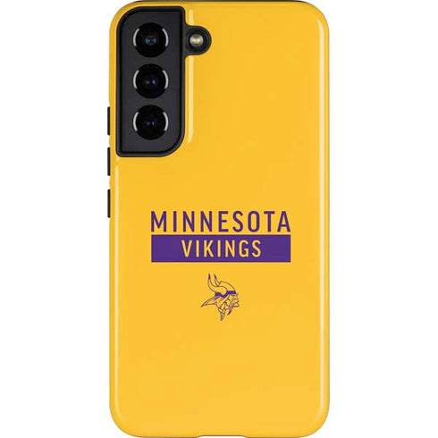 NFL Minnesota Vikings Yellow Performance Series Galaxy S22 Pro Case