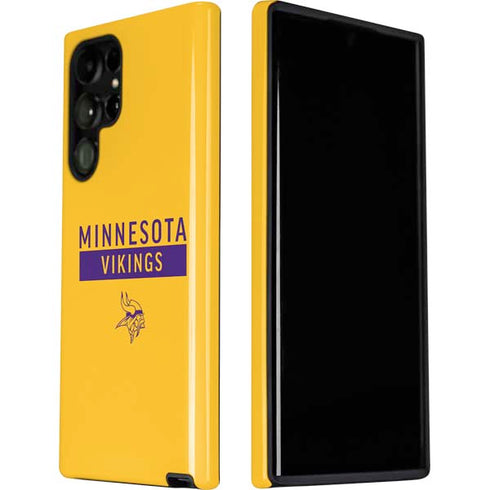 NFL Minnesota Vikings Yellow Performance Series Galaxy S22 Ultra Pro Case