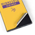 NFL Minnesota Vikings Yellow Performance Series Galaxy S22 Ultra Skin