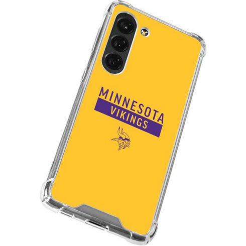 NFL Minnesota Vikings Yellow Performance Series Galaxy S23 Clear Case