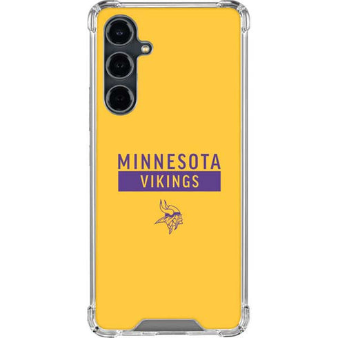 NFL Minnesota Vikings Yellow Performance Series Galaxy S23 FE Clear Case