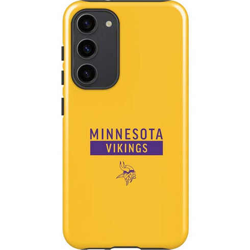 NFL Minnesota Vikings Yellow Performance Series Galaxy S23 Plus Pro Case