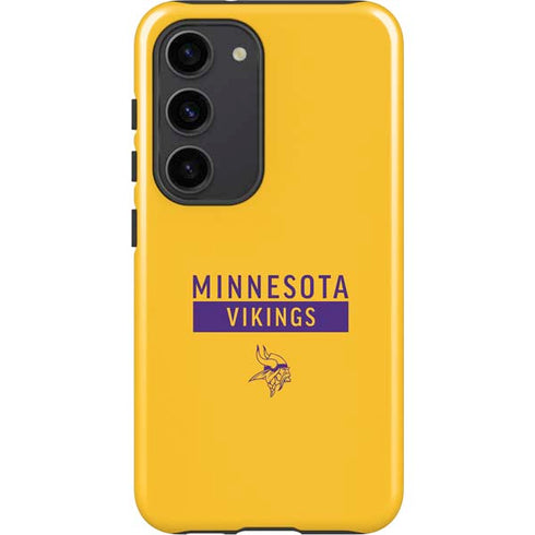 NFL Minnesota Vikings Yellow Performance Series Galaxy S23 Pro Case