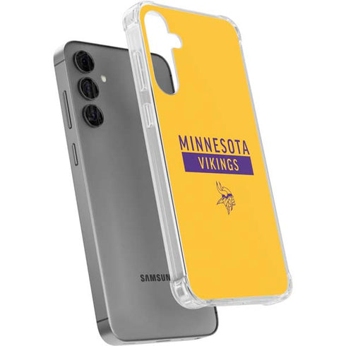 NFL Minnesota Vikings Yellow Performance Series Galaxy S24 Plus Clear Case