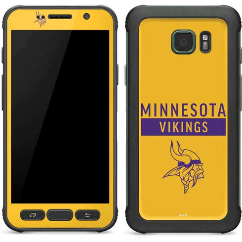 NFL Minnesota Vikings Yellow Performance Series Galaxy S7 Active Skin