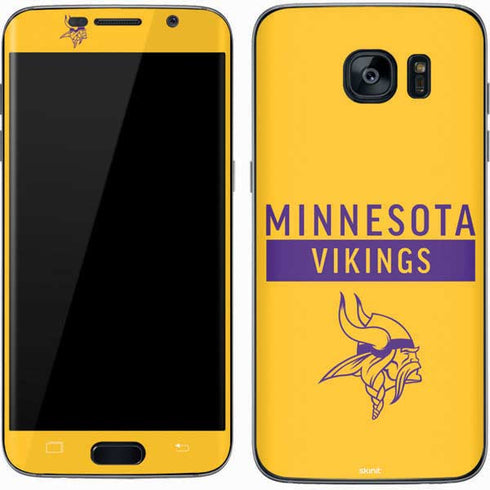 NFL Minnesota Vikings Yellow Performance Series Galaxy S7 Skin