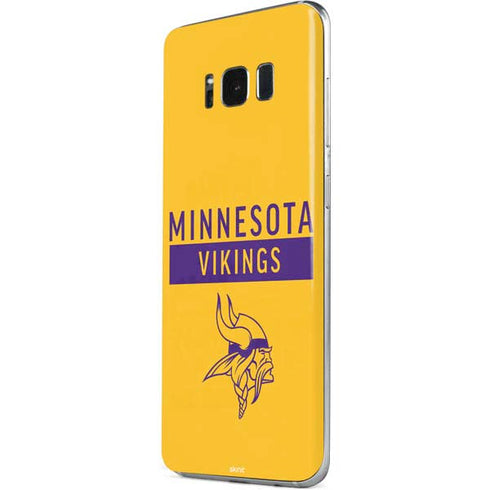 NFL Minnesota Vikings Yellow Performance Series Galaxy S8 Skin