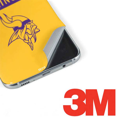 NFL Minnesota Vikings Yellow Performance Series Galaxy S8 Skin