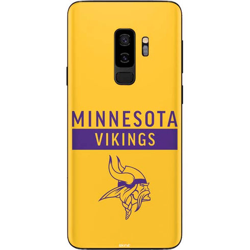NFL Minnesota Vikings Yellow Performance Series Galaxy S9 Plus Skin