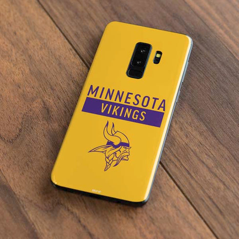 NFL Minnesota Vikings Yellow Performance Series Galaxy S9 Plus Skin